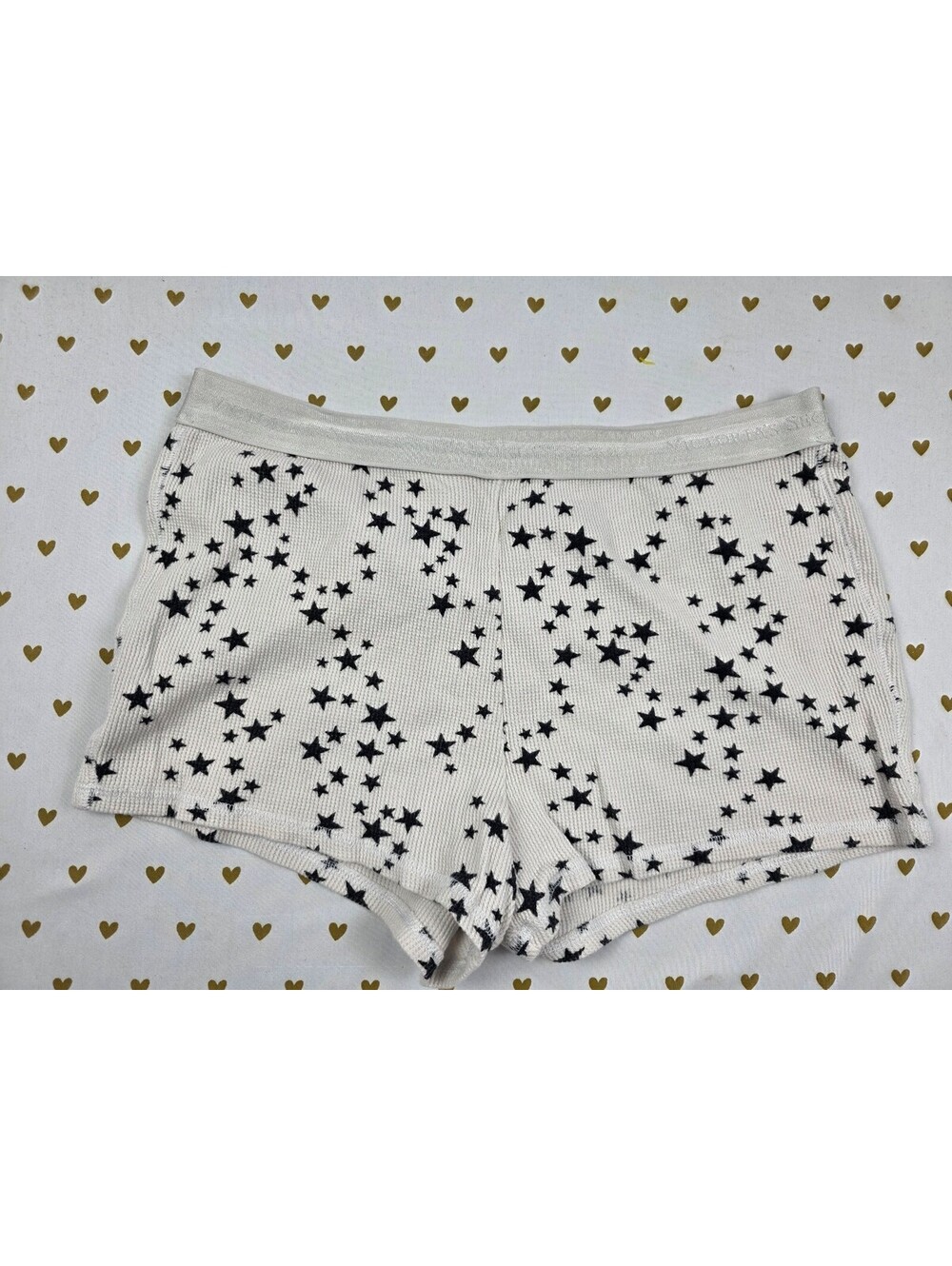 Victorias Secret Thermal Stars Medium Sleep Shorts Boxers Pajama Bottoms